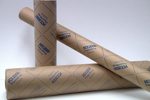 Waxed Industrial Rolls Poly Bag Guy VCI Paper 24 x 200 yds Kraft 30# 1/Case 